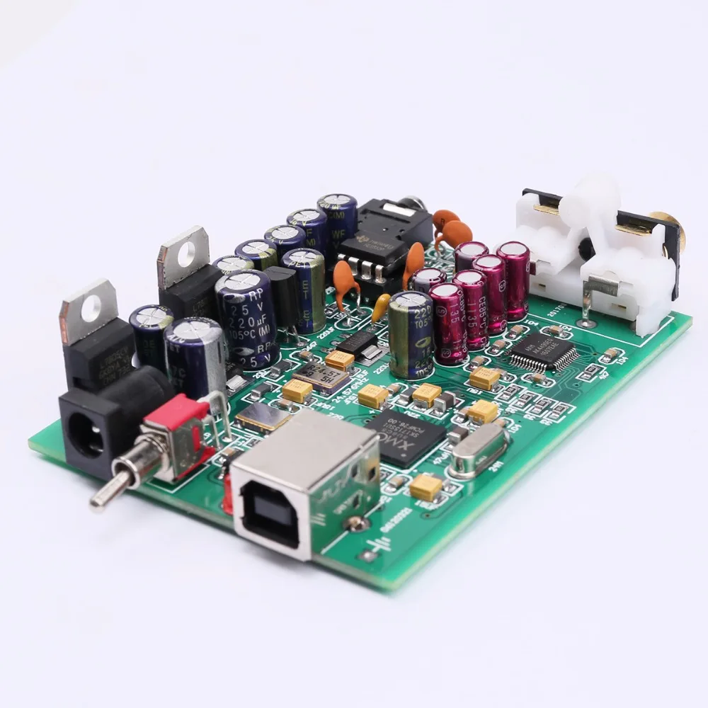 Новый XMOS U8 + AK4490 AMP NE5532 USB DAC декодер звуковая карта выход наушников Поддержка PCM 192