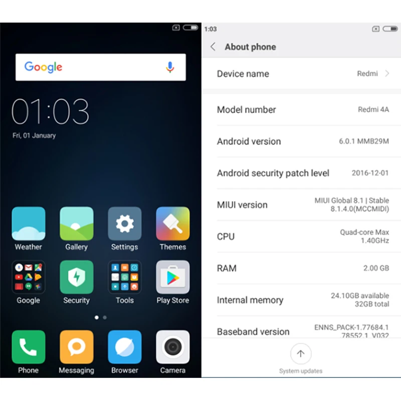 Лучшая версия xiaomi. Redmi 4a Global Version. 13 0 0 4 MIUI Recovery Global Version.