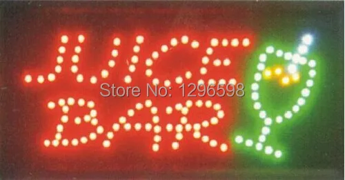 

CHENXI direct selling Graphics 15mm semi-outdoor Ultra Bright 10*19 Inch led business juice bar store sign
