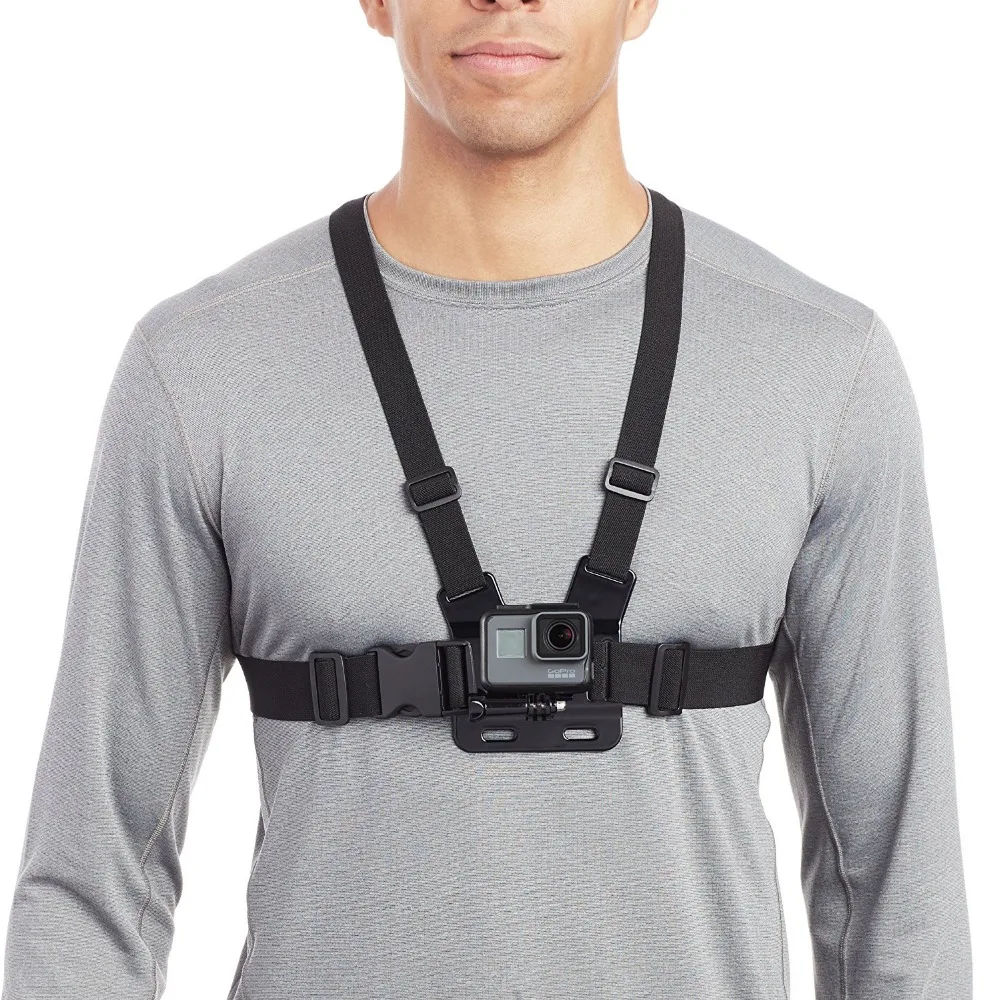 Elastic Adjustable Head Strap Mount Belt and Chest Belt Mount Kit For Sports Camera Series Action Camera Accessories