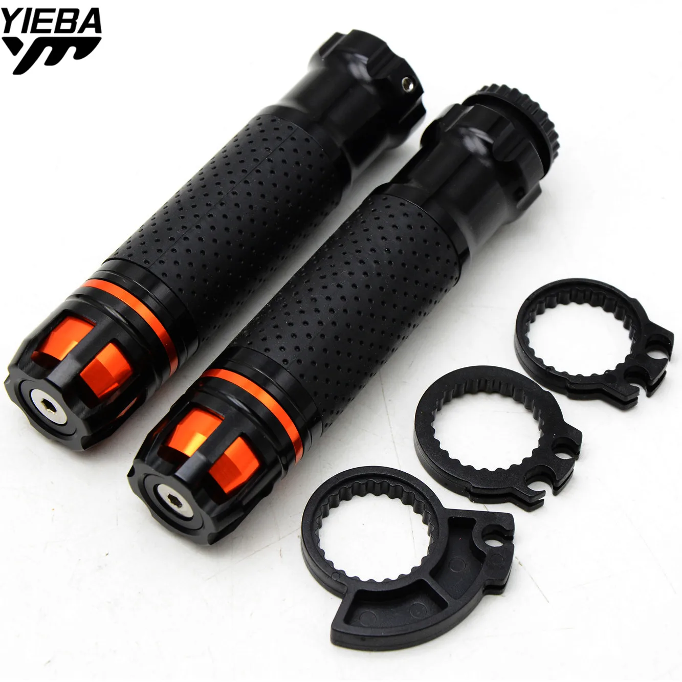 22MM Motorcycle Carbon fiber Hand Handle Grip Handlebar Cap for YAMAHA YZF R25 R15 R6 R125 kawasaki z750 Z800 FZ8 FZ1 FZ6R Z900