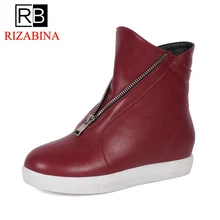 RizaBina/высококачественные женские ботильоны на плоской подошве