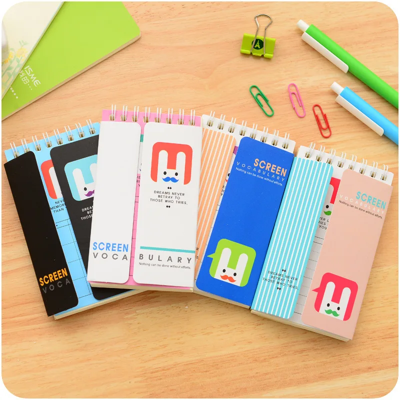 

Hot Sale Vocabulary Memory Notebook Words Memory Notepad For Student English Study Word Sketchbook Caderno Memo Book Notepad