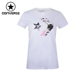 Оригинальный Новое поступление 2018 Converse Для женщин футболки с коротким рукавом спортивная