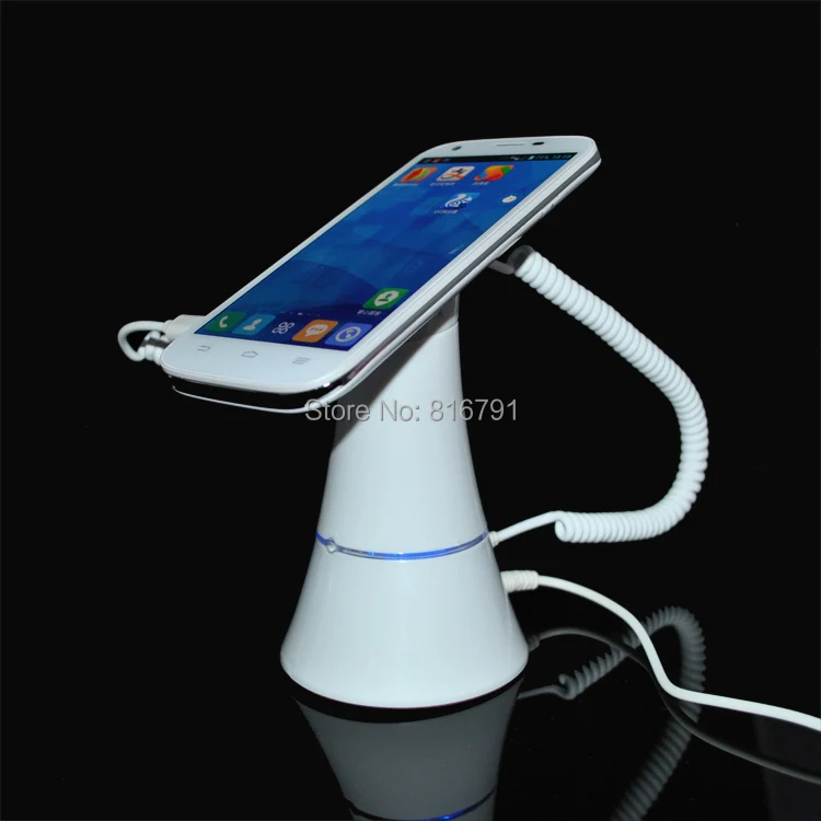 

Mobile Phone Retail Display Alarm Security display stand holders with cell phone charging function