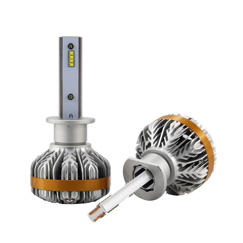 

1 Set Z7 H1 50W 6000LM LED Headlight Headlamp Bulb Driving Fog Lamps LUMILED LUXEON ZES Chips Built-in Canbus Decoder Fix Errors