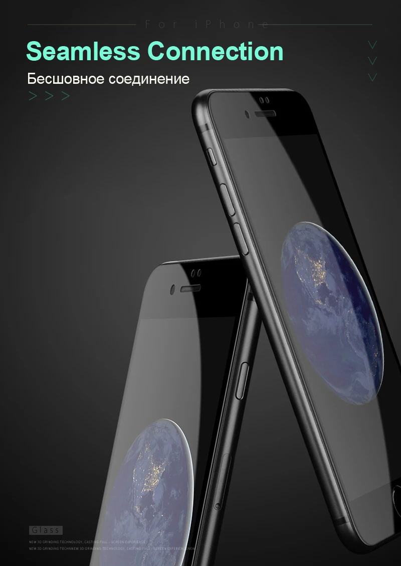 Artisome 4D 0.3mm Tempered Glass For iPhone 6 Glass 6s 7 8 Plus X iPhone 7 Glass iPhone 6 Screen Protector HD Full Cover Film    (3)