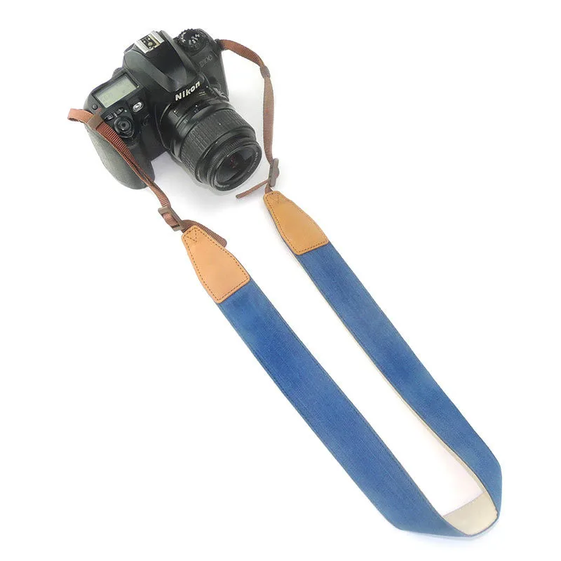 

Adjustable Camera Strap Durable Camera Shoulder Strap Cotton Denim Soft Camera Neck Belt Accessories Universal Camera Neck Strap