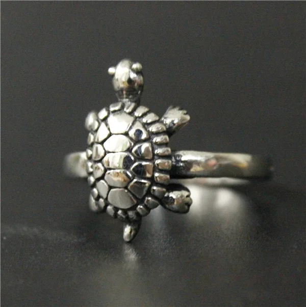 Размер 7~ 13 модное Полированное серебряное Золотое черепаховое кольцо 316L ювелирные изделия из нержавеющей стали Новое байкерское кольцо