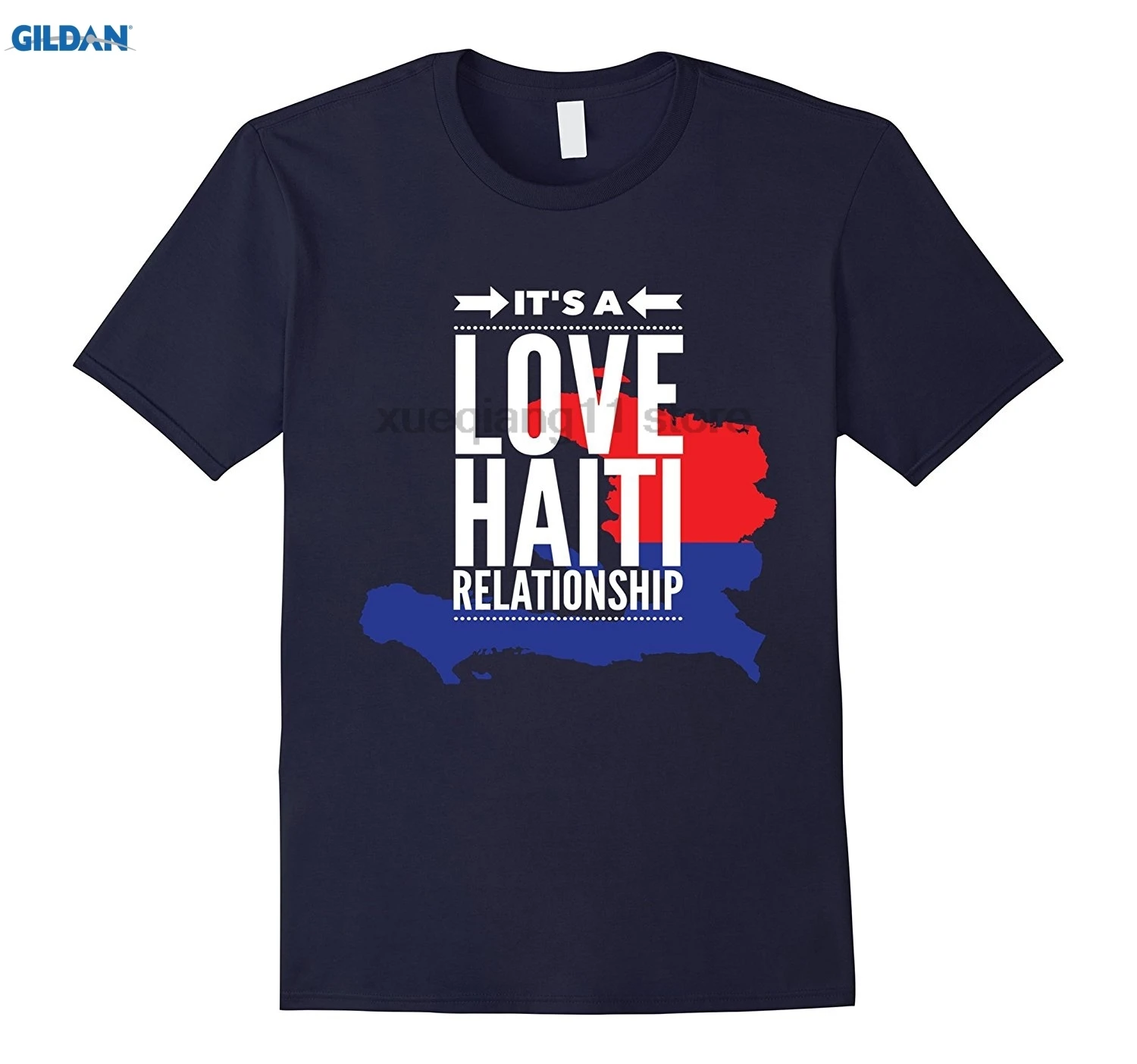 Рубашка GILDAN Its a Love Haiti