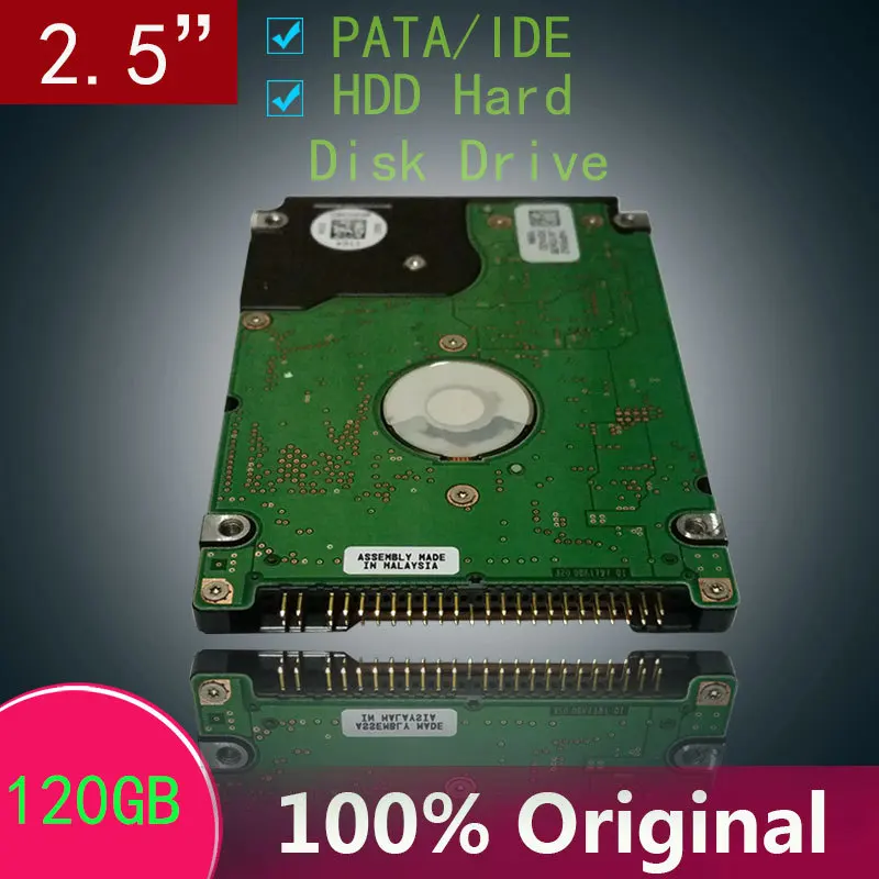 А +++ 2.5 &quot HDD IDE PATA 120 ГБ внутренний жесткий диск для портативный ноутбук 5400 об./мин. 8