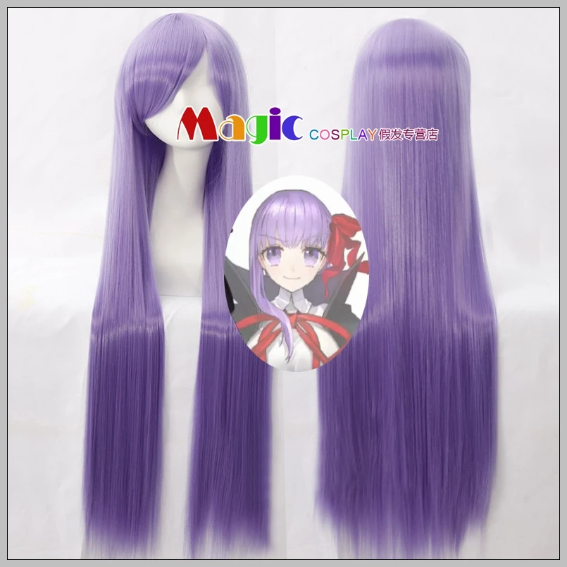 

FGO Fate Extra Last Encore Sakura Matou Cosplay Wig CCC BB Moon Cancer Long Straight Synthetic Facial Hair