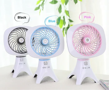 

Rechargeable electric spray cooling fan USB charging humidifier with fan portable water mist fan ventilator for home office use