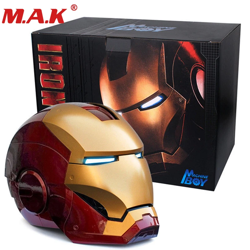 1/1 scale 11 wearable can open close Iron man MK7 helmet roan toys cosplay real mask