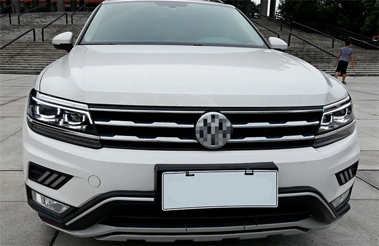 Автозапчасти стиль светодиодный головной фонарь для VW Tiguan светодиодный фонарь для Tiguan drl H7 hid Биксеноновые линзы Ангел глаз ближнего света