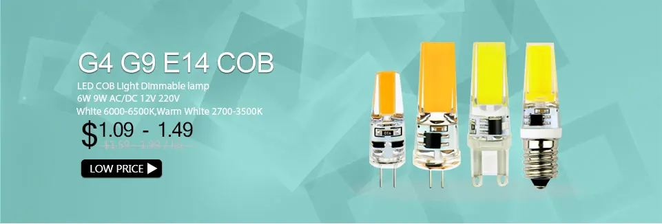 6 шт./лот G4 светодиодный Лампа 220V 2W 1505 COB светодиодный G4 светильники заменить 30 Вт галогенная лампа люстра освещение