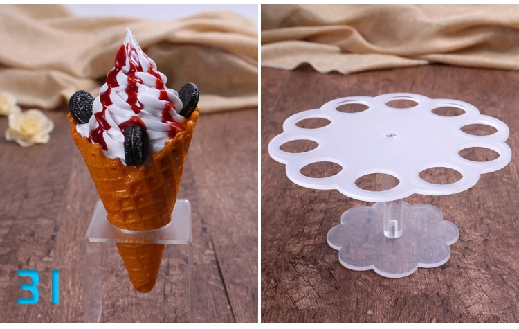 Имитация хрустящего мороженого модель искусственный реалистичный поддельный маленькое мороженое модель искусственные продукты образцы фотографии реквизит украшения