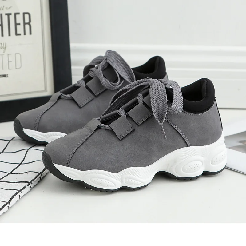 Elegante Nueva Negro Mujer Venta Caliente Transpirable Adultos Moda rosado 2018 Flats Casuales otoño Zapatos Zapatillas Alta gris Primavera Calidad IYnXdXzx