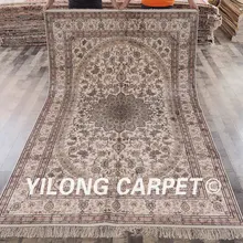 YILONG 6'x9' тавризский шелк ковры vantage изысканный традиционный восточный ручной работы Тебриз ковер(YHW81B6x9