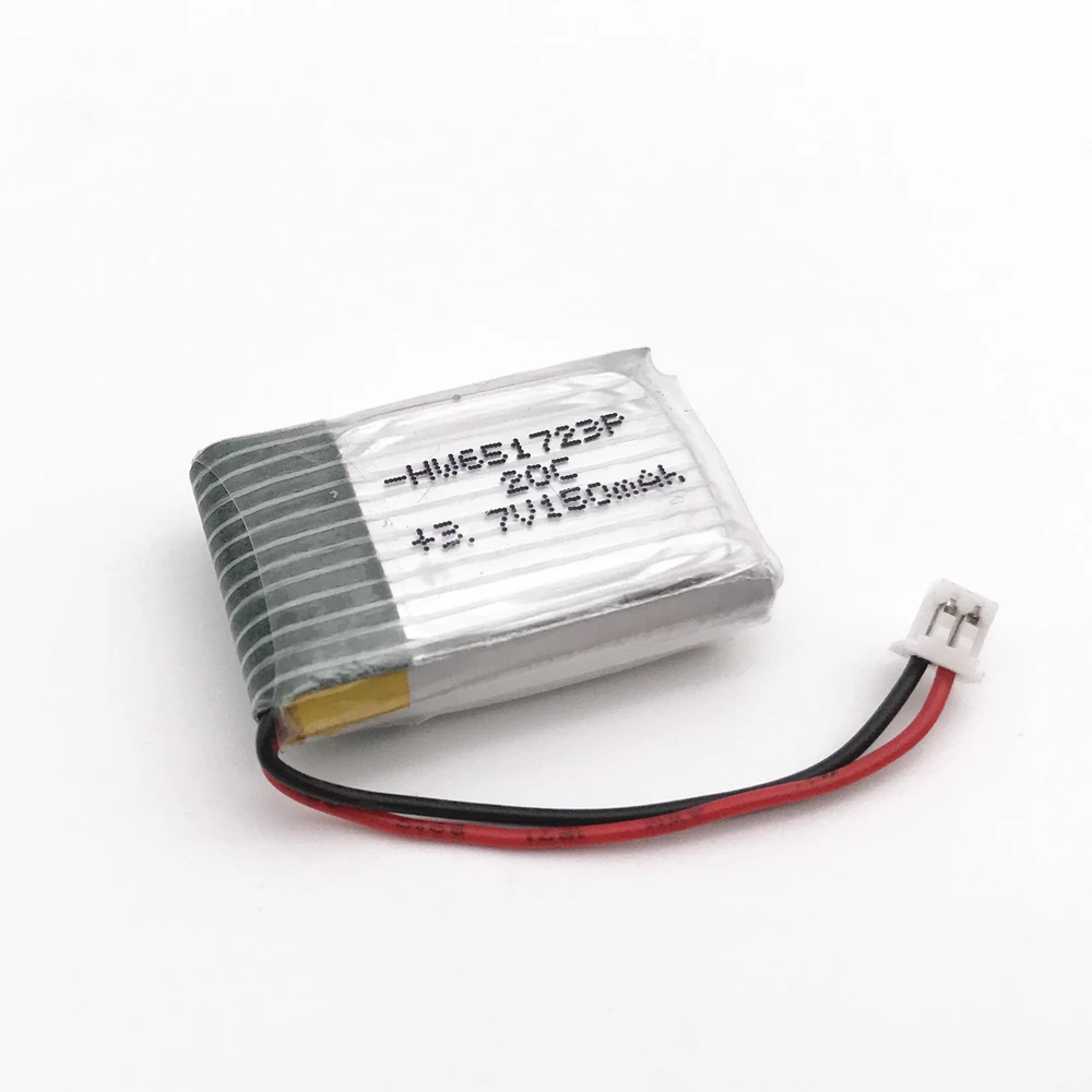 3 7 v 150mah H20 RC Quadcopter запасные части LIPO батарея 1pcs bateria для игрушек 1 25 p|jjrc h20 battery|lipo