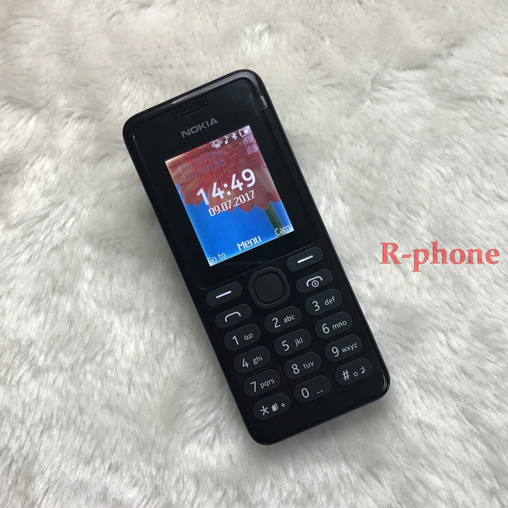 NOKIA 108 Dual Sim мобильный телефон Восстановленный хорошее качество 2G GSM разблокированный Nokia 108 DS мобильный телефон