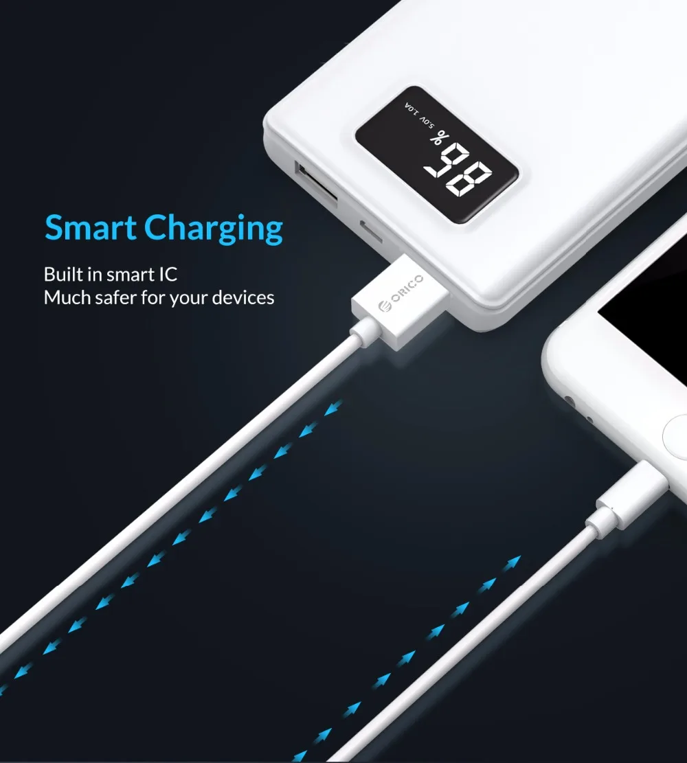 ORICO USB кабели 2A Быстрая зарядка для iPhone XS Max 8 Plus 7 6 6S 5 5S мобильного телефона iPad данных зарядное устройство Шнур