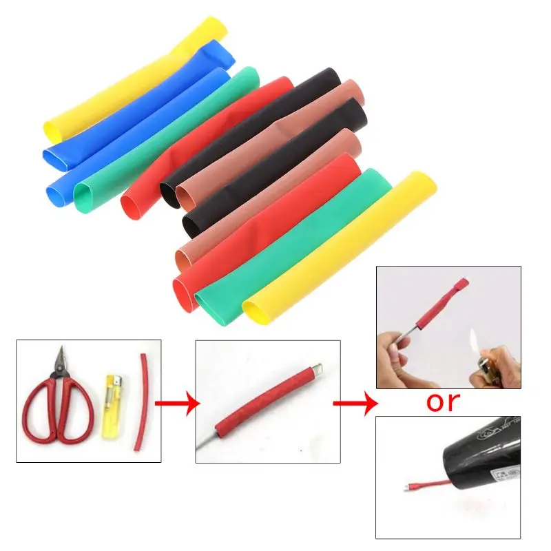

12Pcs/Bag Universal Heat Shrink Tube Sleeve Cover USB Charger Cable Wire Protector Organizer for iPad iPhone 5 6 7 8 X XR XS Cor