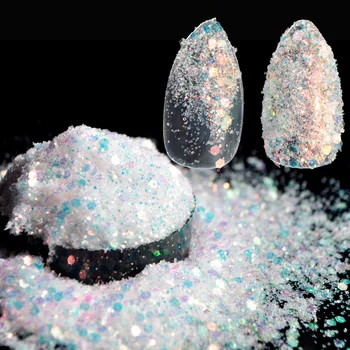 

Gold Shade Acrylic Nail Powder Mix Size clear acrylic powder UV Nail Arts Decoration Glitter 295