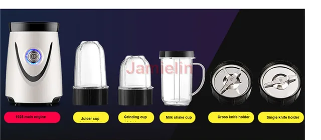 Jamielin Multifunctional Coffee Grinders Grinding Mill Dry Grinding Juice Extractor Food Processor Meat Grinder 3