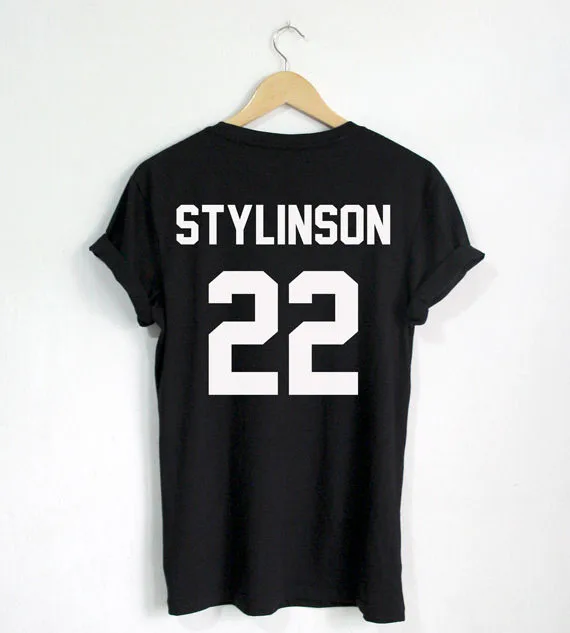 STYLINSON 22 рубашка Ларри стилинсон хипстерская футболка унисекс больше размера и