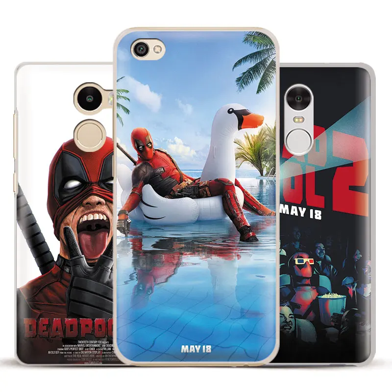 

Deadpool 2 Phone Case Shell Cover For Xiaomi Redmi Note 4 4X 5A 6 6A PRO Mi 8 5 5S PLUS Max A1 Note 2 3