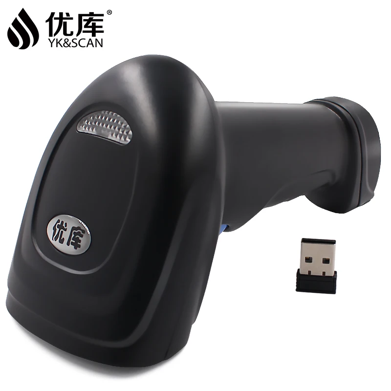 2.4G Wireless 2D/QR/1D Barcode Scanner plug and play cigarette alcohol PDF417 QR code scanner