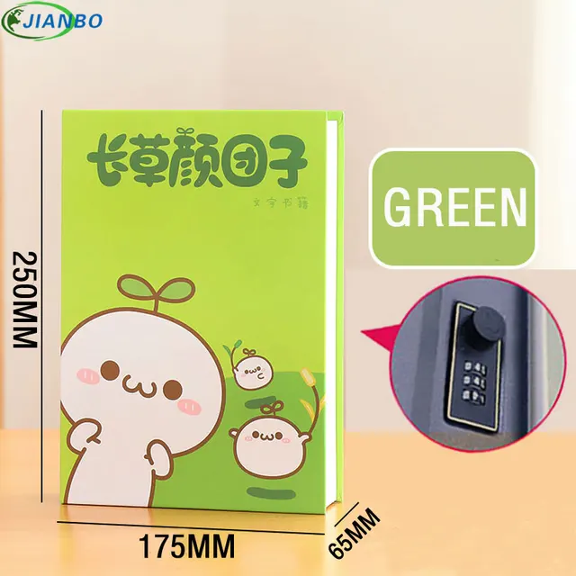 Dictionary Secret Book Safe Box Money Hidden Security Safe Lock Cash Money Coin Storage Jewellery Password Locker For Kid Gift