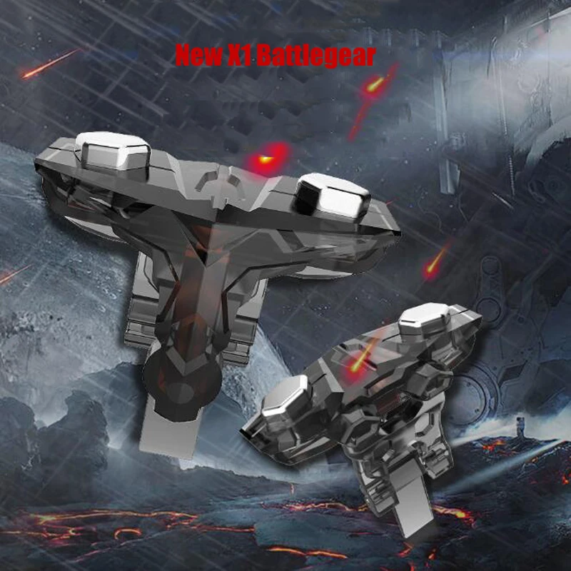 

NEW X1 Game Gamepad Button Gaming Trigger Fire Aim Key L1R1 Shooter Controller For Smart Mobile Phone PUBG iPhone Android Phone