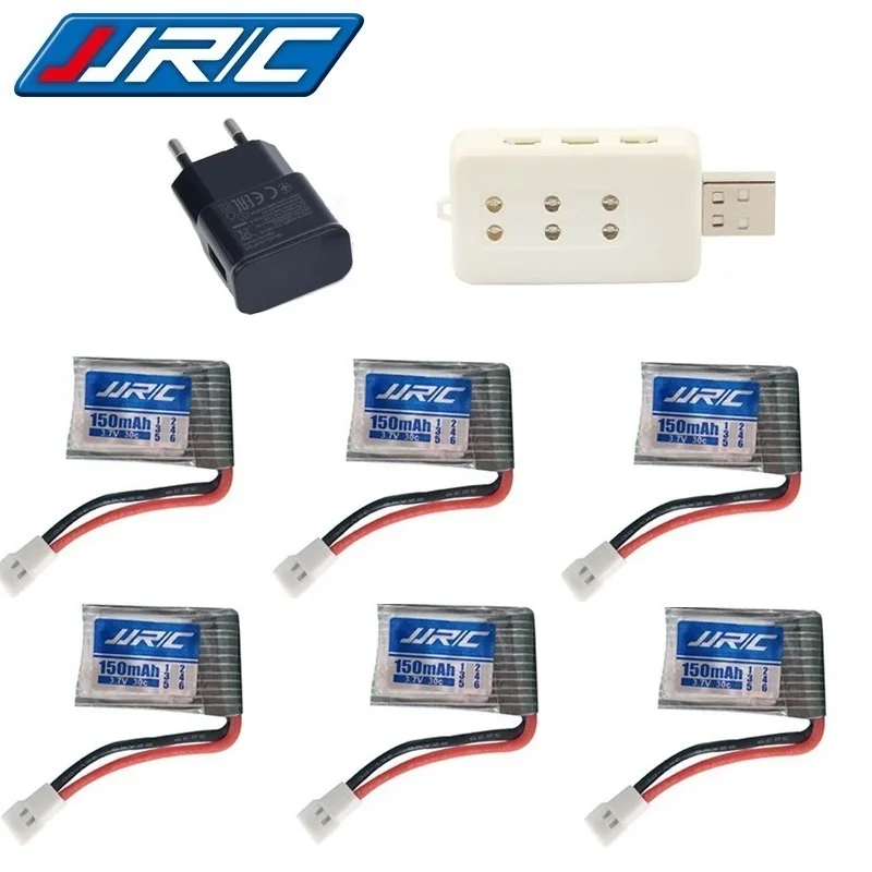 Оригинальный JJRC H8 3 7 V 150mAh аккумулятор с USB зарядным устройством для H2 H48 H8Mini RC
