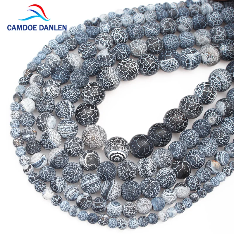 Joyas de piedras preciosas naturales redondo Sodalita Perlas Strand 15/" 4 6 8 10 12 14mm
