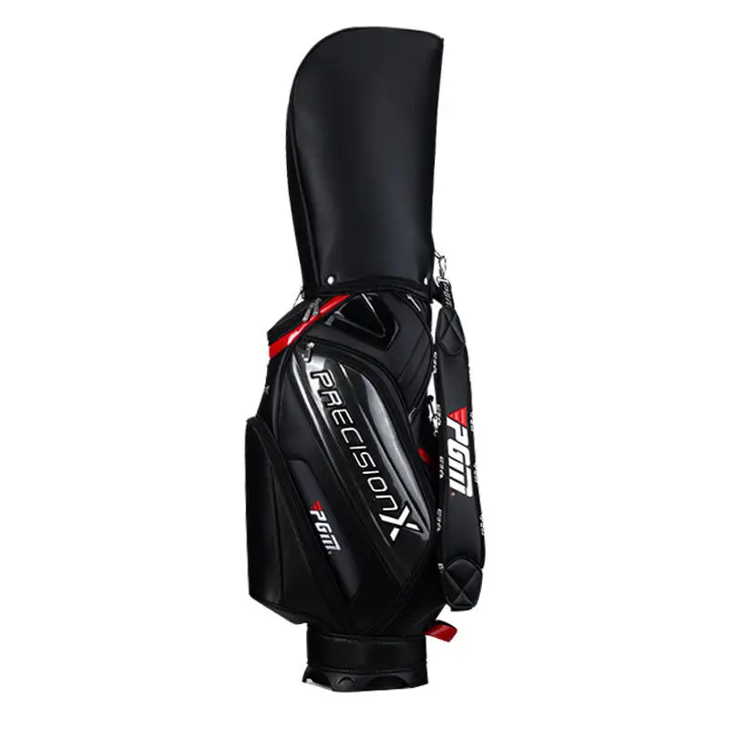 Новая марка PGM сумка гольф клуба стандартная упаковка шаров мяч для гольфа Водонепроницаемый PU сумка емкость 14 клубов черный/красный