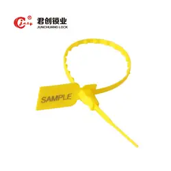 JCSY JCPS111 китайский пронумерованы пластиковые защитные пломбы 254 мм Длина желтый цветная кабельная стяжка