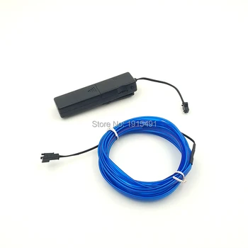

Waterproof EL Wire 2.3mm-skirt 4Meters 10 Color Optional LED Strip Neon Glowing+DC-3V Sound Active Drives,For Car Interior Decor