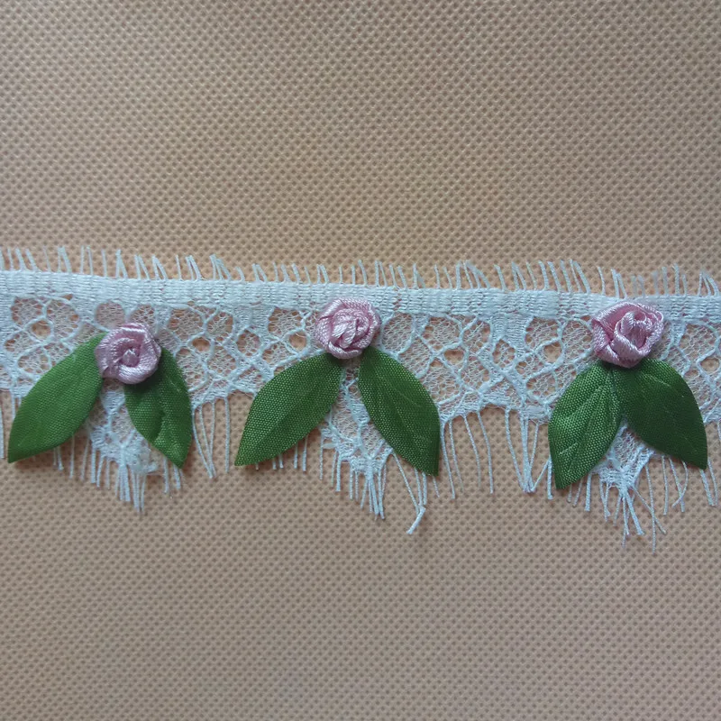 Rose lace trim
