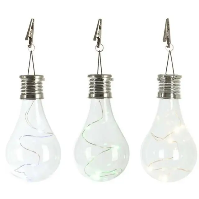 Solar Light Bulb Waterproof Solar Rotatable Outdoor Garden Camping Hanging LED Light Lamp Bulb Solar Light Bulb dropship 18jun7