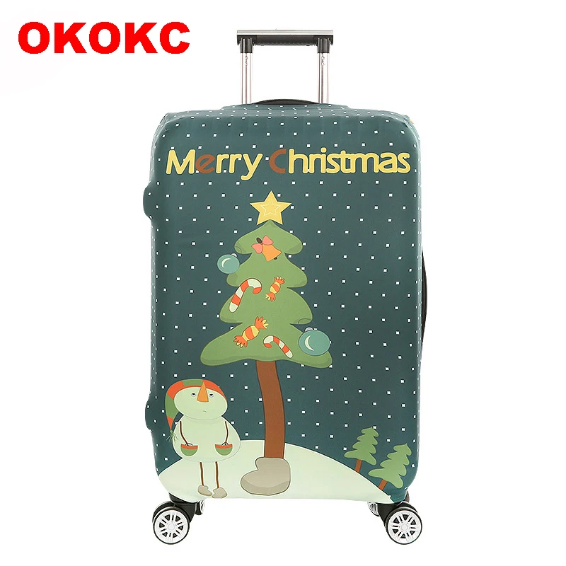 OKOKC Рождественская елка эластичные Чемодан Пылезащитный чехол дорожные аксессуары на дороге защитный толстый чемодан Крышка для 18-32 дюймов