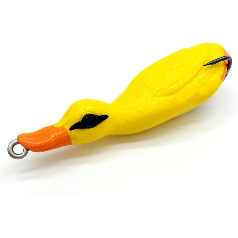 

New 22g 11cm Multi 3D Eyes Topwater Duck With Treble hooks For Snakehead Fishing Lure Soft Lures Baits