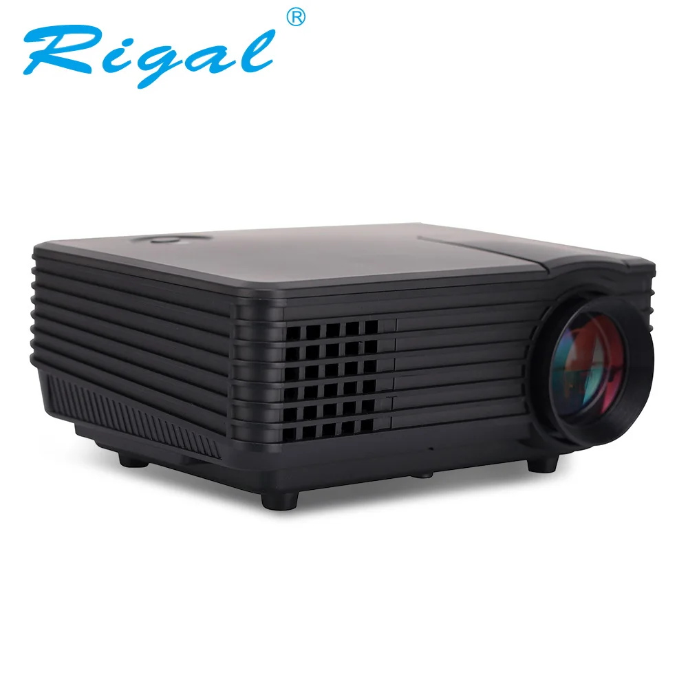 Rigal العارض RD805 RD805AW 800 شمعة الروبوت 4.4 واي فاي LED جهاز عرض صغير 3D متعاطي المخدرات فيديو هوم سينما مسرح 3.0 USB HDMI