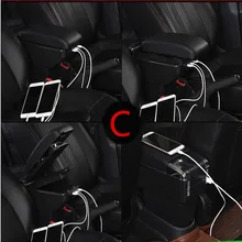 Для Chevrolet Aveo T200/T250 2002-2011 вращающийся верхней кожа центральной консоли коробка для хранения стаканов подлокотник 2008 2009 2010