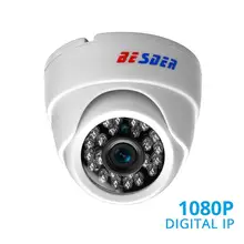 Besder 2,8 мм широкоугольная IP камера 720 P/1080 P P2P H.264 Onvif маленькая CCTV Крытая купольная камера видеонаблюдения RTSP 48V POE XMEye