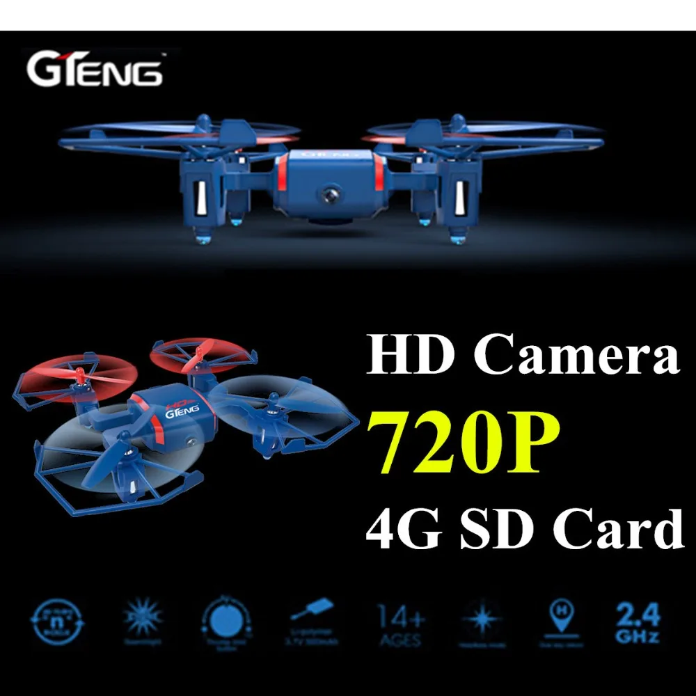 Gteng t901c mini drone camera with remote control toys rc