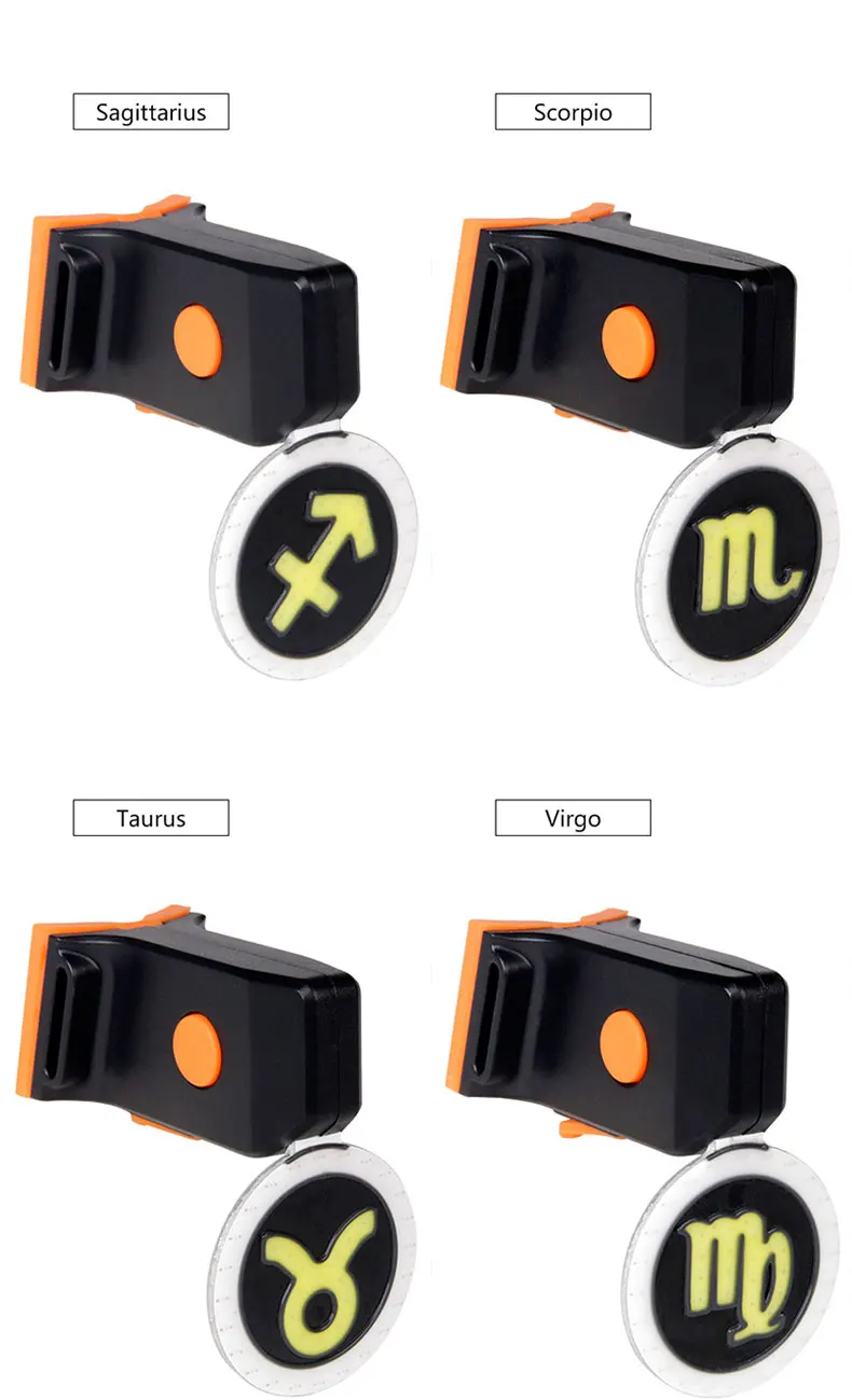 Perfect Deemount New Bicycle Tail Light Astrology Zodiac Sign Visual Warning Lamp USB Charge COB LED 7 Modes Mode Memory Blue Red Light 6 Perfect Deemount New Bicycle Tail Light Astrology Zodiac Sign Visual Warning Lamp USB Charge COB LED 7 Modes Mode Memory Blue Red Light 6