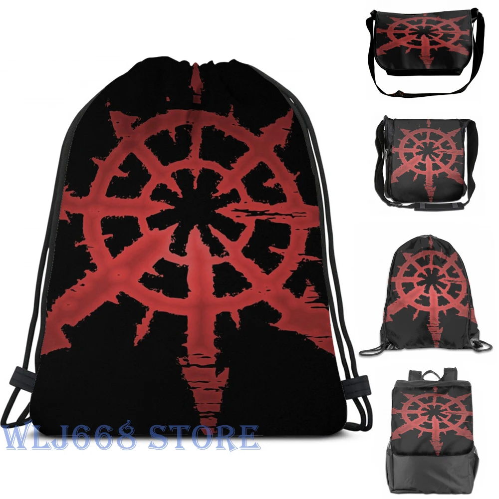 

Funny graphic print shoulder Bags women Star of Chaos Single shoulder backpack travel for men Gym Bag