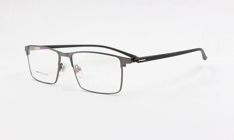 P9960 мужские титановый сплав оправа для очков мужские очки IP гальванический сплав Материал полный обод оправы для очков пружинный шарнир